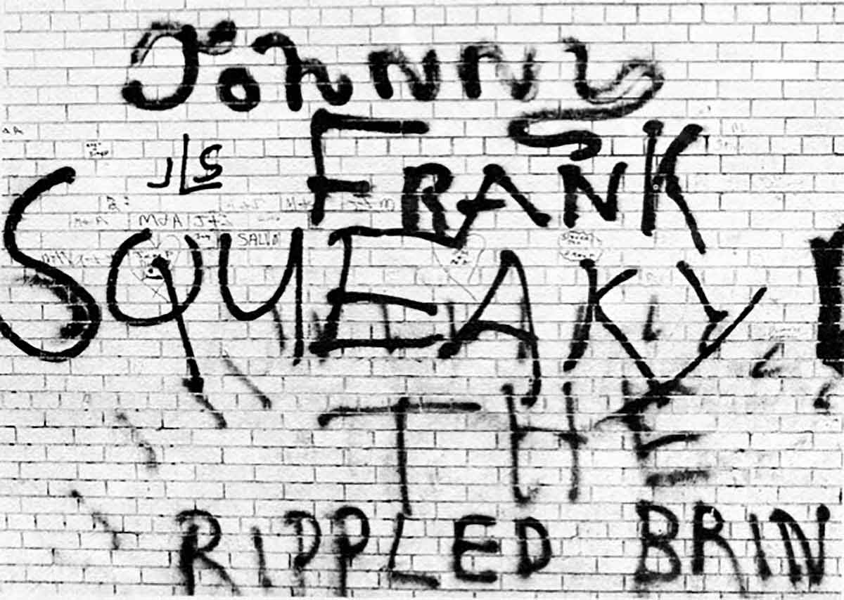 Tags stylisés à Spanish Harlem publiés dans l'étude de Herbert Kohl, 1967