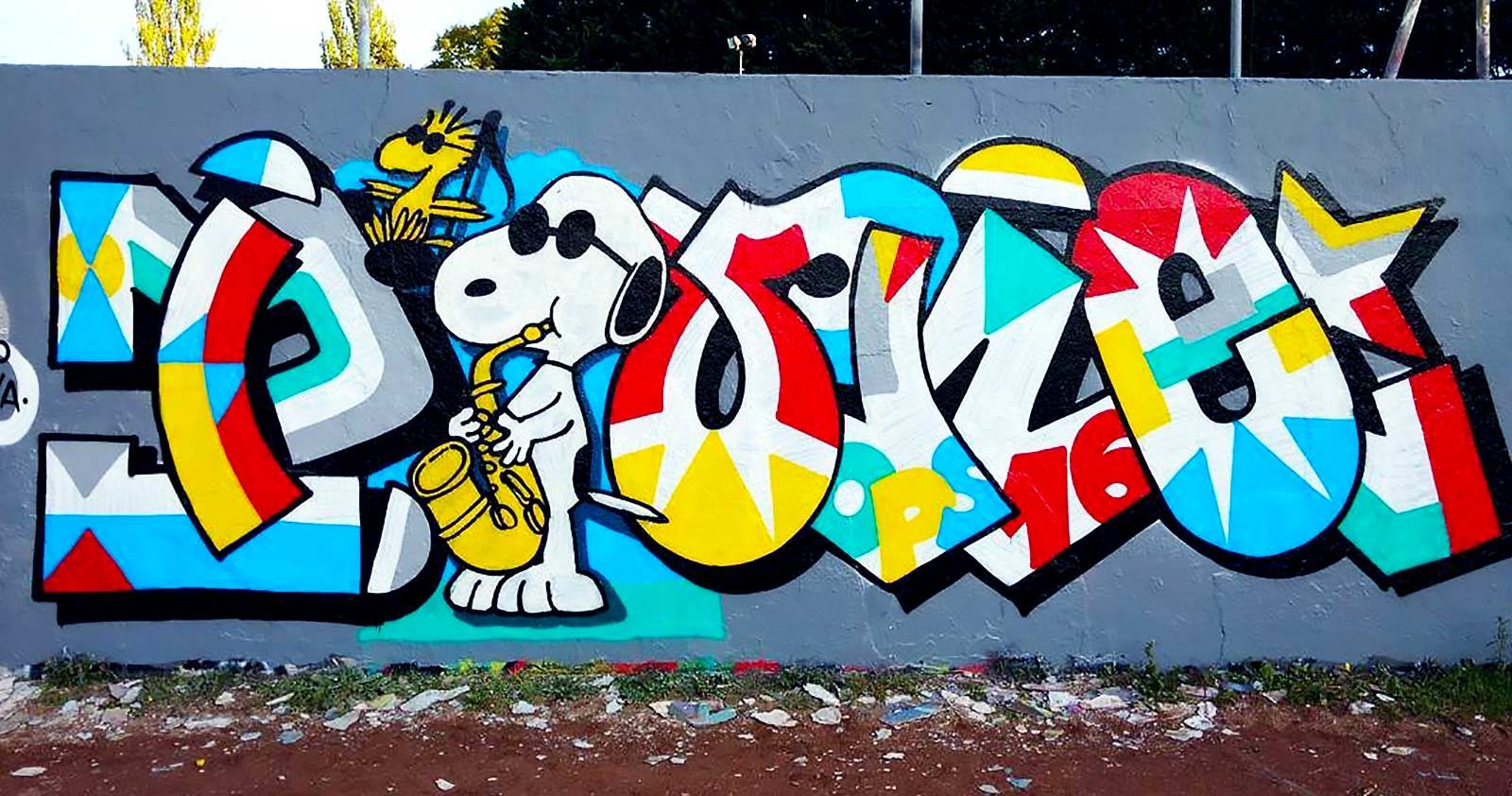 Quand Snoopy et son gang se mettent au graffiti