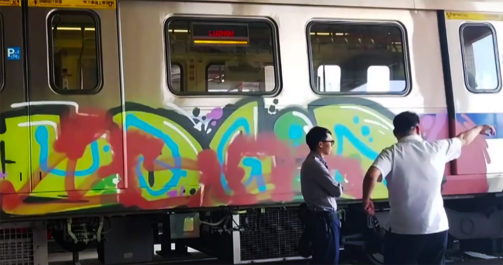 A Taïwan, trois graffeurs espagnols en fuite