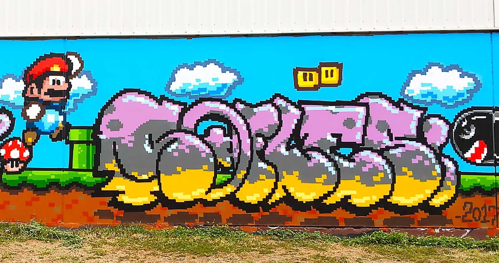 Retrogaming: Le Graffiti passe en mode 8-bits