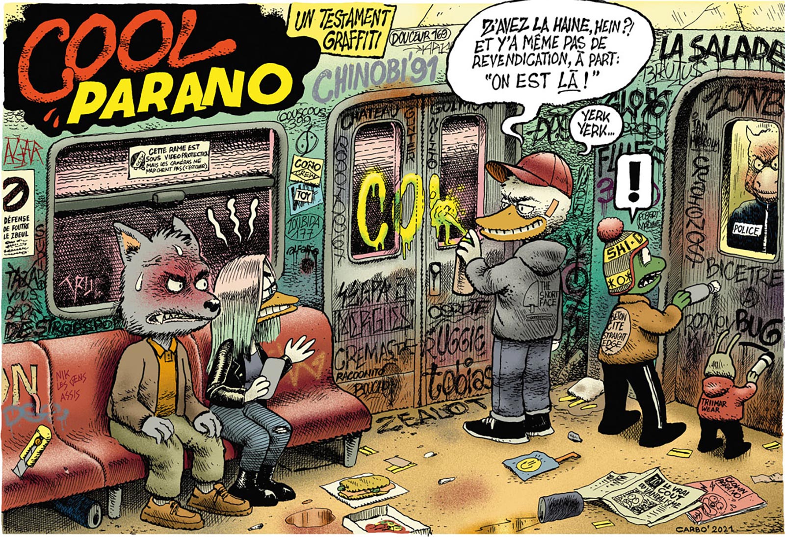 Cool Parano, un testament graffiti... en BD !